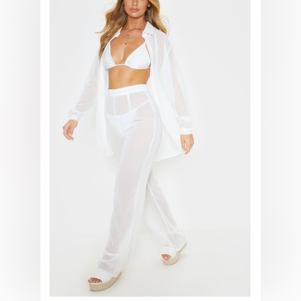 White Beach Pants